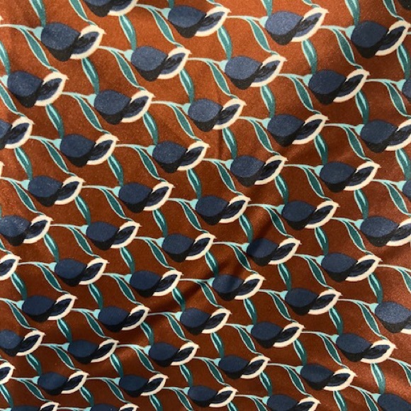 Zara Draped Printed Top with Back Top Zip - Picture 4 of 7